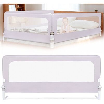 SKECTEN 2st Barandilla De Seguridad Para Niños, Barrera De Cama Abatible, L200 Cm, Barrera De Seguridad Gris SKECTEN 2st Barandilla De Seguridad Para Niños, Barrera De Cama Abatible, L200 Cm, Barrera De Seguridad Gris