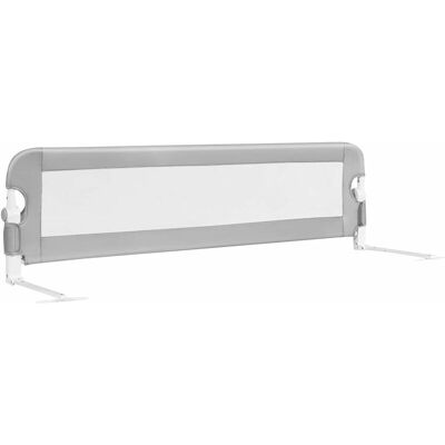 COSTWAY - 150x42cm - Gris - Barandilla de cama COSTWAY - 150x42cm - Gris - Barandilla de cama