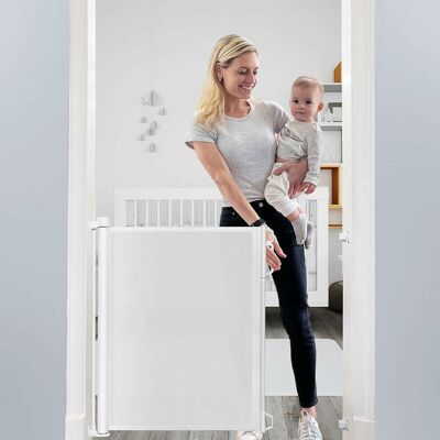 Puerta de seguridad extensible para bebés y mascotas - Freosen 180cm Puerta de seguridad extensible para bebés y mascotas - Freosen 180cm