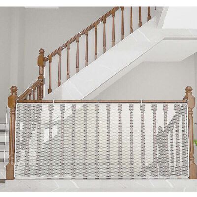 Red De Seguridad Para Balcones Y Escaleras, Blanca, 4500 Cm De Largo X 90 Cm De Alto, Protección Ajustable Para Bebés, Gatos Y Juguetes - Kzq Red De Seguridad Para Balcones Y Escaleras, Blanca, 4500 Cm De Largo X 90 Cm De Alto, Protección Ajustable Para Bebés, Gatos Y Juguetes - Kzq