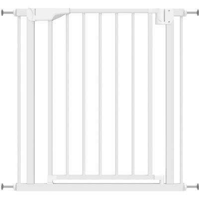 NORTHIX Barrera De Seguridad Para Niños, Sin Taladros, Cierre Automático, 76-82 Cm, Blanca NORTHIX Barrera De Seguridad Para Niños, Sin Taladros, Cierre Automático, 76-82 Cm, Blanca