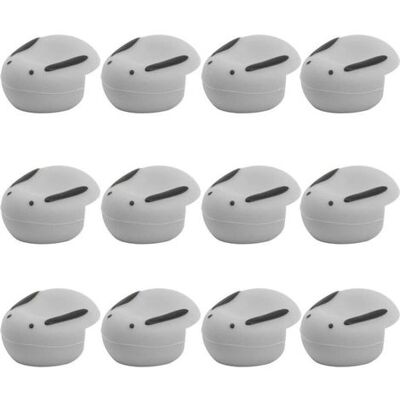 OEM 12 Protectores De Esquinas Para Muebles Con Forma De Conejo, Seguridad Infantil, Esquinas Redondeadas, Color Gris (paquete De 12) OEM 12 Protectores De Esquinas Para Muebles Con Forma De Conejo, Seguridad Infantil, Esquinas Redondeadas, Color Gris (paquete De 12)