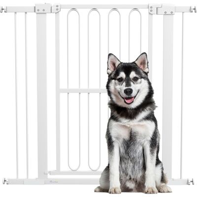TORMATOR Puerta De Seguridad Para Perros, 76-104 Cm, Barrera Sin Taladrar, Puerta Para Escaleras TORMATOR Puerta De Seguridad Para Perros, 76-104 Cm, Barrera Sin Taladrar, Puerta Para Escaleras