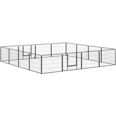 JHY DESIGN Parque Infantil Para Cachorros De 16 Piezas Con Red De Seguridad. JHY DESIGN Parque Infantil Para Cachorros De 16 Piezas Con Red De Seguridad.