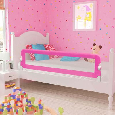 Vidaxl - Barandilla De Seguridad Cama De Niño 2 Uds Rosa 150x42 Cm Vidaxl - Barandilla De Seguridad Cama De Niño 2 Uds Rosa 150x42 Cm