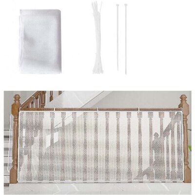 OEM Red De Seguridad Infantil, Red De Seguridad Para Bebés Para Balcón Y Escaleras, 300 Cm De Largo X 79 Cm De Alto, Barrera De Seguridad De Malla Resistente Y Ajustable Para Escaleras, Para Gatos Y Jugue OEM Red De Seguridad Infantil, Red De Seguridad Para Bebés Para Balcón Y Escaleras, 300 Cm De Largo X 79 Cm De Alto, Barrera De Seguridad De Malla Resistente Y Ajustable Para Escaleras, Para Gatos Y Jugue