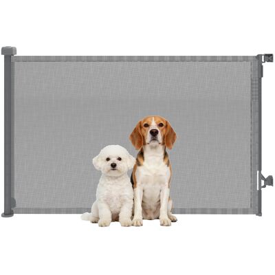 OEM Barrera De Seguridad Para Perros Retráctil Extensible Hasta 140 Cm De Ancho Para Escaleras Y Puertas Gris OEM Barrera De Seguridad Para Perros Retráctil Extensible Hasta 140 Cm De Ancho Para Escaleras Y Puertas Gris