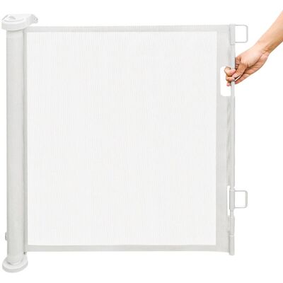 Skecten - Puerta Seguridad Bebé Extensibles (0 A 150 Cm) Barrera Seguridad Niños Y Perros, Vallas De Seguridad Para Pasillos (blanco) Skecten - Puerta Seguridad Bebé Extensibles (0 A 150 Cm) Barrera Seguridad Niños Y Perros, Vallas De Seguridad Para Pasillos (blanco)
