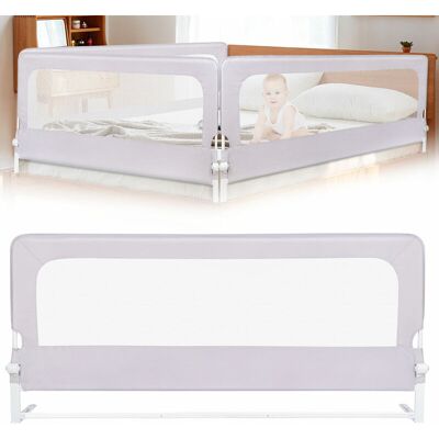 Skecten 1st Barandilla De Seguridad Para Niños, Barrera De Cama Abatible, L150 Cm, Barrera De Seguridad Gris Skecten 1st Barandilla De Seguridad Para Niños, Barrera De Cama Abatible, L150 Cm, Barrera De Seguridad Gris