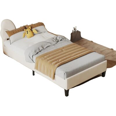OEM Cama Infantil, Diseño Elegante, Construcción Robusta, 140 X 200 Cm, Color Beige. OEM Cama Infantil, Diseño Elegante, Construcción Robusta, 140 X 200 Cm, Color Beige.