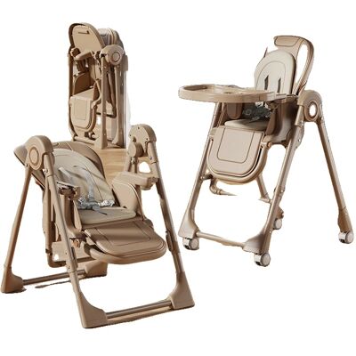 OEM Trona, Diseño Versátil, Altura Ajustable, Xczy8121-khaki OEM Trona, Diseño Versátil, Altura Ajustable, Xczy8121-khaki