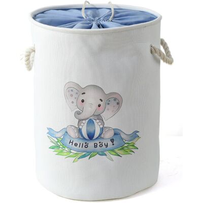 DPZO Cesto De Ropa Con Forma De Elefante Para La Habitación De Los Niños, Cesta De Almacenamiento Grande De Tela Con Cordón Para El Cuarto De Lavado, Juguetes Infantiles, Ropa De Bebé (elefante Azul) DPZO Cesto De Ropa Con Forma De Elefante Para La Habitación De Los Niños, Cesta De Almacenamiento Grande De Tela Con Cordón Para El Cuarto De Lavado, Juguetes Infantiles, Ropa De Bebé (elefante Azul)