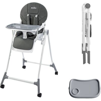 OEM Trona, Arnés De 5 Puntos, Bandeja Ajustable, Gris OEM Trona, Arnés De 5 Puntos, Bandeja Ajustable, Gris
