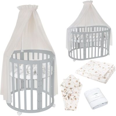 Waldin OWAL Cuna 7 en 1 - Cuna para bebé Waldin OWAL Cuna 7 en 1 - Cuna para bebé