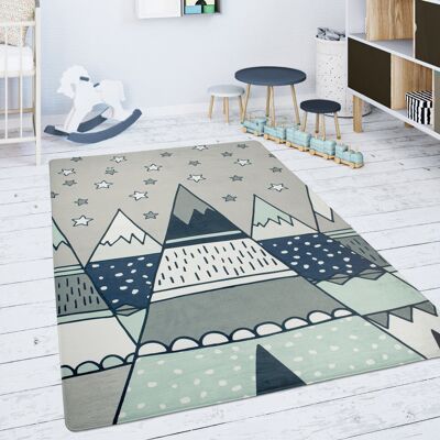 PACO HOME Chicos 553 Alfombra infantil - Montaña, 155x230cm PACO HOME Chicos 553 Alfombra infantil - Montaña, 155x230cm