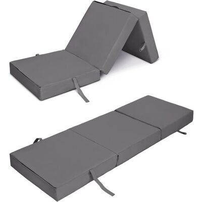 Ready Steady Bed Plegable Camping Colchón De Viaje Invitados Futón Cuna Colchón - Gris Oscuro Ready Steady Bed Plegable Camping Colchón De Viaje Invitados Futón Cuna Colchón - Gris Oscuro