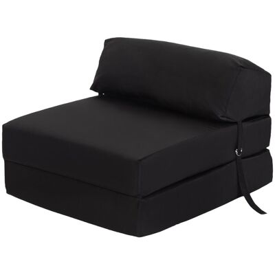 Ready Steady Bed - Futón Plegable Invitados Colchón Cuna Viaje De Camping Colchón - Negro Ready Steady Bed - Futón Plegable Invitados Colchón Cuna Viaje De Camping Colchón - Negro