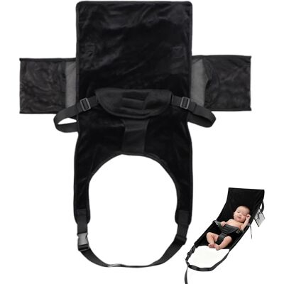 OEM Reposapiés De Avión, Cama Plegable Ligera Para Niños, Cuna De Viaje De Tela Suave, Ideal Para Viajes Infantiles Y Para Que Duerman Los Niños Pequeños (negro) OEM Reposapiés De Avión, Cama Plegable Ligera Para Niños, Cuna De Viaje De Tela Suave, Ideal Para Viajes Infantiles Y Para Que Duerman Los Niños Pequeños (negro)