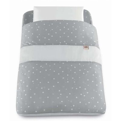 Sempreconte - Cullami T160 - Juego textil para cuna - Gris Sempreconte - Cullami T160 - Juego textil para cuna - Gris