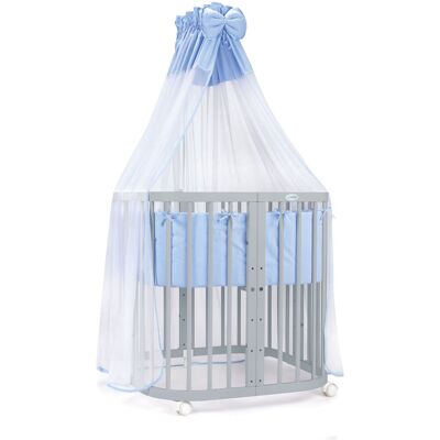 Waldin - Mobil Babysäng I Trä 7in1 - Madera Gris - Cuna Waldin - Mobil Babysäng I Trä 7in1 - Madera Gris - Cuna