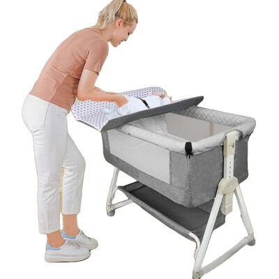 OEM Cuna Para Bebé, Cambiador Ergonómico Multiusos, Gris OEM Cuna Para Bebé, Cambiador Ergonómico Multiusos, Gris