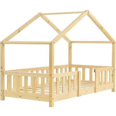 Cama Infantil MOBIKASA - Forma Casita de Madera - 70x140 cm Cama Infantil MOBIKASA - Forma Casita de Madera - 70x140 cm
