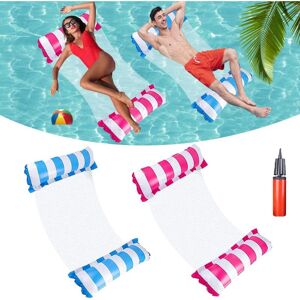 GOTRAYS Flotador De Piscina, Juego De 2 Piezas 4 En 1, Hamaca Inflable, Hamaca Portátil Para Playa, Fiestas Y Vacaciones. GOTRAYS Flotador De Piscina, Juego De 2 Piezas 4 En 1, Hamaca Inflable, Hamaca Portátil Para Playa, Fiestas Y Vacaciones.