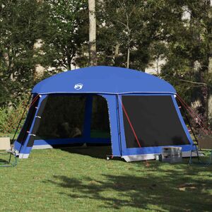 Toldo de piscina vidaXL - 618x532 cm, Azul, Paredes de malla, Removible Toldo de piscina vidaXL - 618x532 cm, Azul, Paredes de malla, Removible