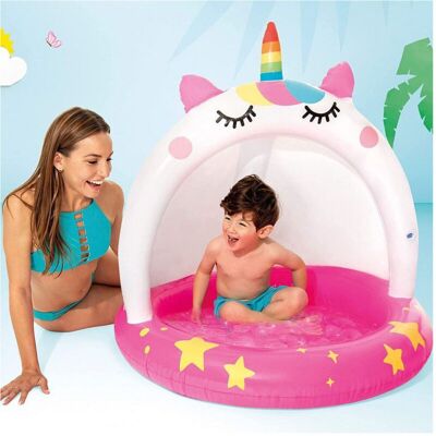TRADE SHOP TRAESIO Trade Shop - Piscina Baby Pool Caticorn 102x102cm Gioco Estivo Gonfiabile Per Bambini 58438 - TRADE SHOP TRAESIO Trade Shop - Piscina Baby Pool Caticorn 102x102cm Gioco Estivo Gonfiabile Per Bambini 58438 -