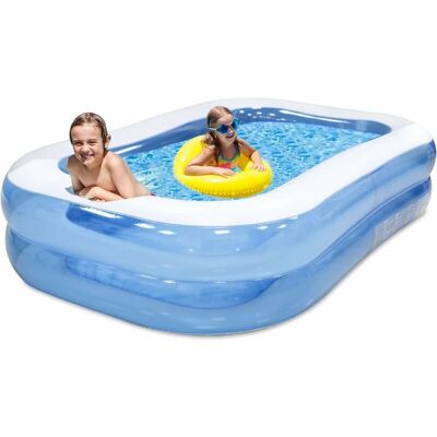Minkurow Piscina Inflable,piscina Inflable Para Niños Adultos Piscina Inflable Familiar Verano Fiesta De Agua Al Aire Libre Piscina Inflable Rectangular Interior Patio Delantero 200 X 150 X 50 Cm Minkurow Piscina Inflable,piscina Inflable Para Niños Adultos Piscina Inflable Familiar Verano Fiesta De Agua Al Aire Libre Piscina Inflable Rectangular Interior Patio Delantero 200 X 150 X 50 Cm