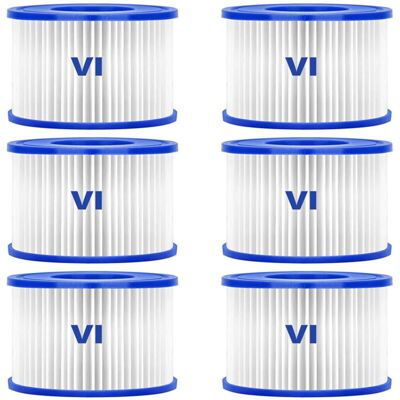 OEM Paquete De 6 Cartuchos De Filtro Para Spas Inflables Lay-z-spa-crezuo OEM Paquete De 6 Cartuchos De Filtro Para Spas Inflables Lay-z-spa-crezuo