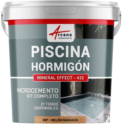 ARCANE INDUSTRIES Kit Microcemento Color Gris Topo Para Piscina De Hormigón ARCANE INDUSTRIES Kit Microcemento Color Gris Topo Para Piscina De Hormigón