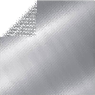 vidaXL Cubierta de piscina plateada 975x488 cm PE - Cubierta de piscina vidaXL Cubierta de piscina plateada 975x488 cm PE - Cubierta de piscina