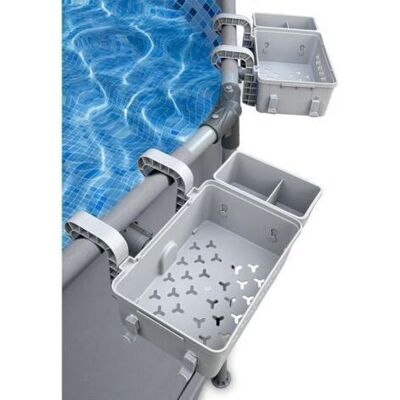 Barkbusters Lot De 2 Paniers De Rangement Pour Piscine Hors Sol , Accessoires De Piscine Avec Porte-gobelet Et Crochet , Compatibles Avec La Plupart Des Piscines Hors Sol. Barkbusters Lot De 2 Paniers De Rangement Pour Piscine Hors Sol , Accessoires De Piscine Avec Porte-gobelet Et Crochet , Compatibles Avec La Plupart Des Piscines Hors Sol.