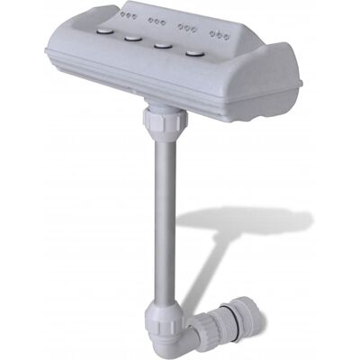 Fuente de piscina en cascada VidaXL con luces LED Fuente de piscina en cascada VidaXL con luces LED