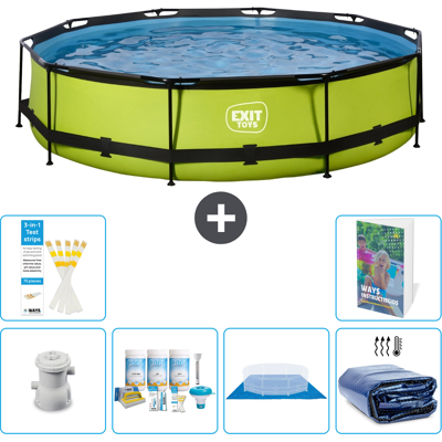 EXIT TOYS Exit-toys Piscina Exit Redonda - 360x76 Cm - 7-piezas S289 EXIT TOYS Exit-toys Piscina Exit Redonda - 360x76 Cm - 7-piezas S289