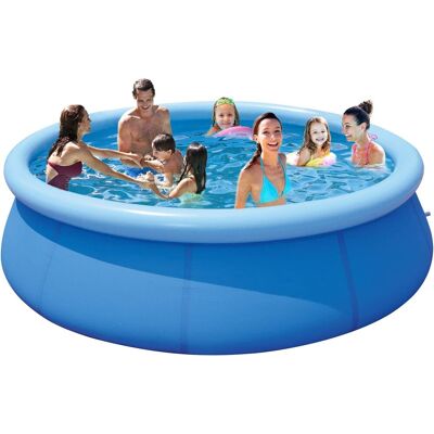 TREETALK Piscina Hinchable Redonda E Independiente De 300 Cm De Diámetro - Piscina Elevada, Piscina Independiente, Piscina Infantil. TREETALK Piscina Hinchable Redonda E Independiente De 300 Cm De Diámetro - Piscina Elevada, Piscina Independiente, Piscina Infantil.