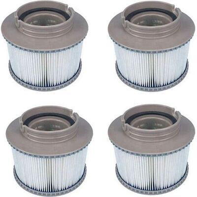 ABYSSE Mscomft Mspa Cartouches De Rechange De Filtre Pour Tous Les Modèles Swimming Piscine,cartouches Filtrantes Avec Filet Pour Mspa Les Bubble Spa (4 Pièces) ABYSSE Mscomft Mspa Cartouches De Rechange De Filtre Pour Tous Les Modèles Swimming Piscine,cartouches Filtrantes Avec Filet Pour Mspa Les Bubble Spa (4 Pièces)