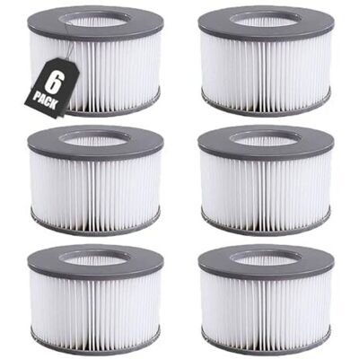 LIIYIELA Filtro Spa Lite Para Mspa, 6 Piezas Para Whirlpool Mspa (a Partir De 2020), Filtro Para Mspa Lite, Cartucho De Filtro De Agua Para Piscinas Inflables, Jacuzzis Y Spas. LIIYIELA Filtro Spa Lite Para Mspa, 6 Piezas Para Whirlpool Mspa (a Partir De 2020), Filtro Para Mspa Lite, Cartucho De Filtro De Agua Para Piscinas Inflables, Jacuzzis Y Spas.