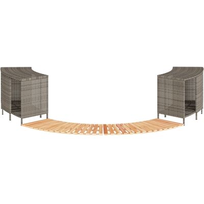 Vidaxl Borde Bañera Hidromasaje Madera Acacia Y Ratán Sintético Gris Vidaxl Borde Bañera Hidromasaje Madera Acacia Y Ratán Sintético Gris