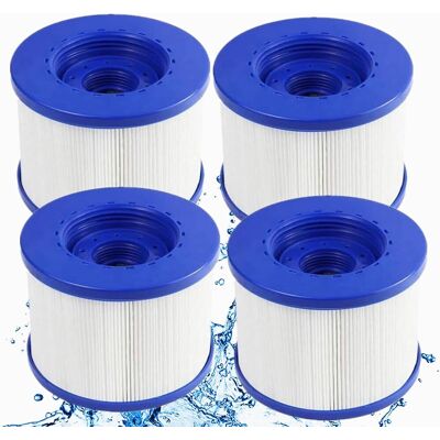 OEM Cartuchos De Filtro De Rosca Para Spas, Filtro De Rosca Para Spas Inflables, Rosca De 60 Mm, Cartucho De Filtro Para Spa, Compatible Con Cosy Spa Y Clever Spa, Filtro De Repuesto Para Spa. (4 Unidades OEM Cartuchos De Filtro De Rosca Para Spas, Filtro De Rosca Para Spas Inflables, Rosca De 60 Mm, Cartucho De Filtro Para Spa, Compatible Con Cosy Spa Y Clever Spa, Filtro De Repuesto Para Spa. (4 Unidades