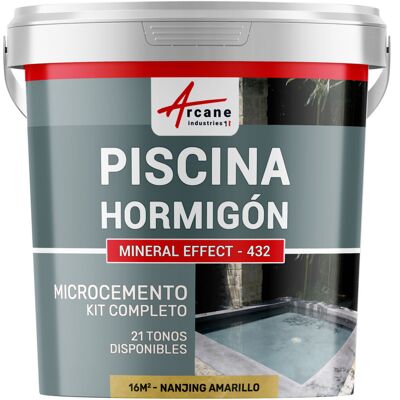 ARCANE INDUSTRIES Kit Microcemento Color Gris Topo Para Piscina De Hormigón ARCANE INDUSTRIES Kit Microcemento Color Gris Topo Para Piscina De Hormigón