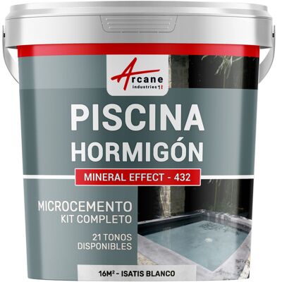 ARCANE INDUSTRIES Kit Microcemento Color Gris Topo Para Piscina De Hormigón ARCANE INDUSTRIES Kit Microcemento Color Gris Topo Para Piscina De Hormigón