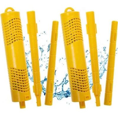 SCORPIO Lot De 2 Bâtonnets De Filtres Minéraux Pour Spa Pour Piscine Et Bain À Remous Durée De Vie De 4 À 6 Mois Cartouche À Vie Réduisant Les Besoins En Chlore Et En Brome Pièce Universelle Adsorption Effica SCORPIO Lot De 2 Bâtonnets De Filtres Minéraux Pour Spa Pour Piscine Et Bain À Remous Durée De Vie De 4 À 6 Mois Cartouche À Vie Réduisant Les Besoins En Chlore Et En Brome Pièce Universelle Adsorption Effica