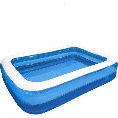 RAPANDA Piscina Gigante - Piscina Familiar Rectangular, 262x175x50cm RAPANDA Piscina Gigante - Piscina Familiar Rectangular, 262x175x50cm