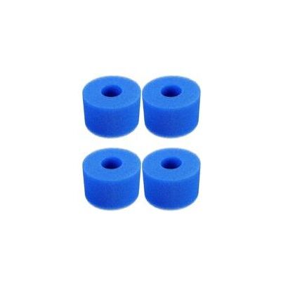 ABYSSE 4 Pièces Éponge Filtrante Type S1, Cartouche De Filtre En Mousse, Mousse Pour Filtre Piscine, Réutilisables Et Lavables, Filtre En Mousse Pour Spa, Piscine, Jacuzzi ABYSSE 4 Pièces Éponge Filtrante Type S1, Cartouche De Filtre En Mousse, Mousse Pour Filtre Piscine, Réutilisables Et Lavables, Filtre En Mousse Pour Spa, Piscine, Jacuzzi