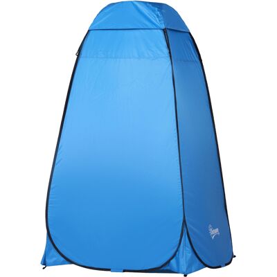Outsunny Vestidor De Playa Plegable Tienda Para Ducha 120x120x190 Cm Azul Outsunny Vestidor De Playa Plegable Tienda Para Ducha 120x120x190 Cm Azul