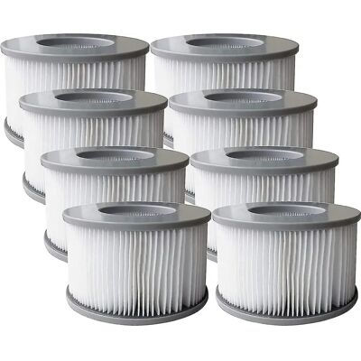 OEM 8 Cartuchos Filtro Para Spa Piscina Mspa Edición 2020 Filtro Jacuzzi Hinchable OEM 8 Cartuchos Filtro Para Spa Piscina Mspa Edición 2020 Filtro Jacuzzi Hinchable