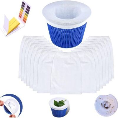 ABYSSE Accessoire De Piscine,chaussette Piscine,chaussette Filtre Piscine,prefiltre Réutilisable Et Super Élastique Pour Peuvent Emprisonner Pollen,feuilles,cheveux,l'huile,les Insectes(15pcs) ABYSSE Accessoire De Piscine,chaussette Piscine,chaussette Filtre Piscine,prefiltre Réutilisable Et Super Élastique Pour Peuvent Emprisonner Pollen,feuilles,cheveux,l'huile,les Insectes(15pcs)