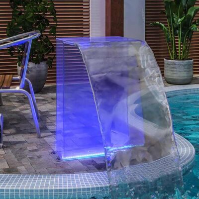 Fuente De Piscina Con Led Rgb Acrílico 51 Cm Vidaxl Fuente De Piscina Con Led Rgb Acrílico 51 Cm Vidaxl